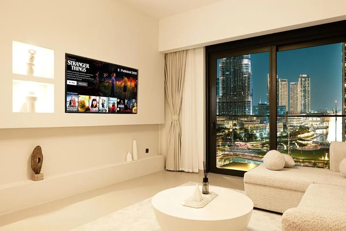 Prime 2Br Apartment With Burj Khalifa And Fountain Views - Next To Dubai Opera And Near Dubai Mall