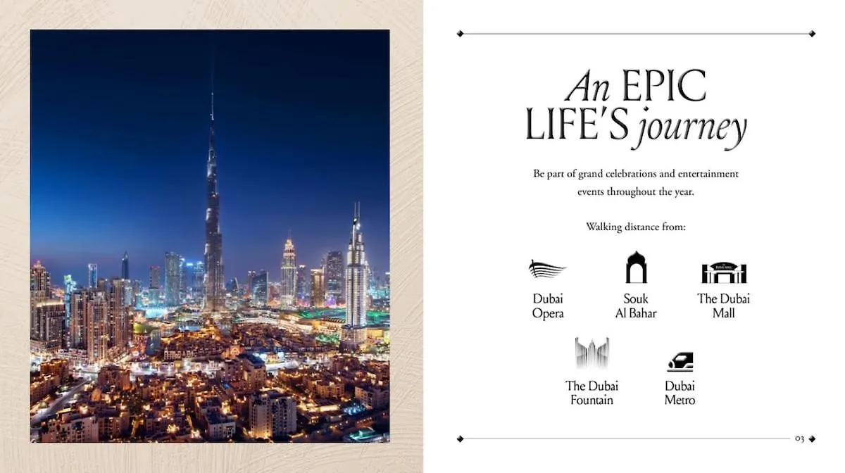 Prime 2Br Apartment With Burj Khalifa And Fountain Views - Next To Dubai Opera And Near Dubai Mall