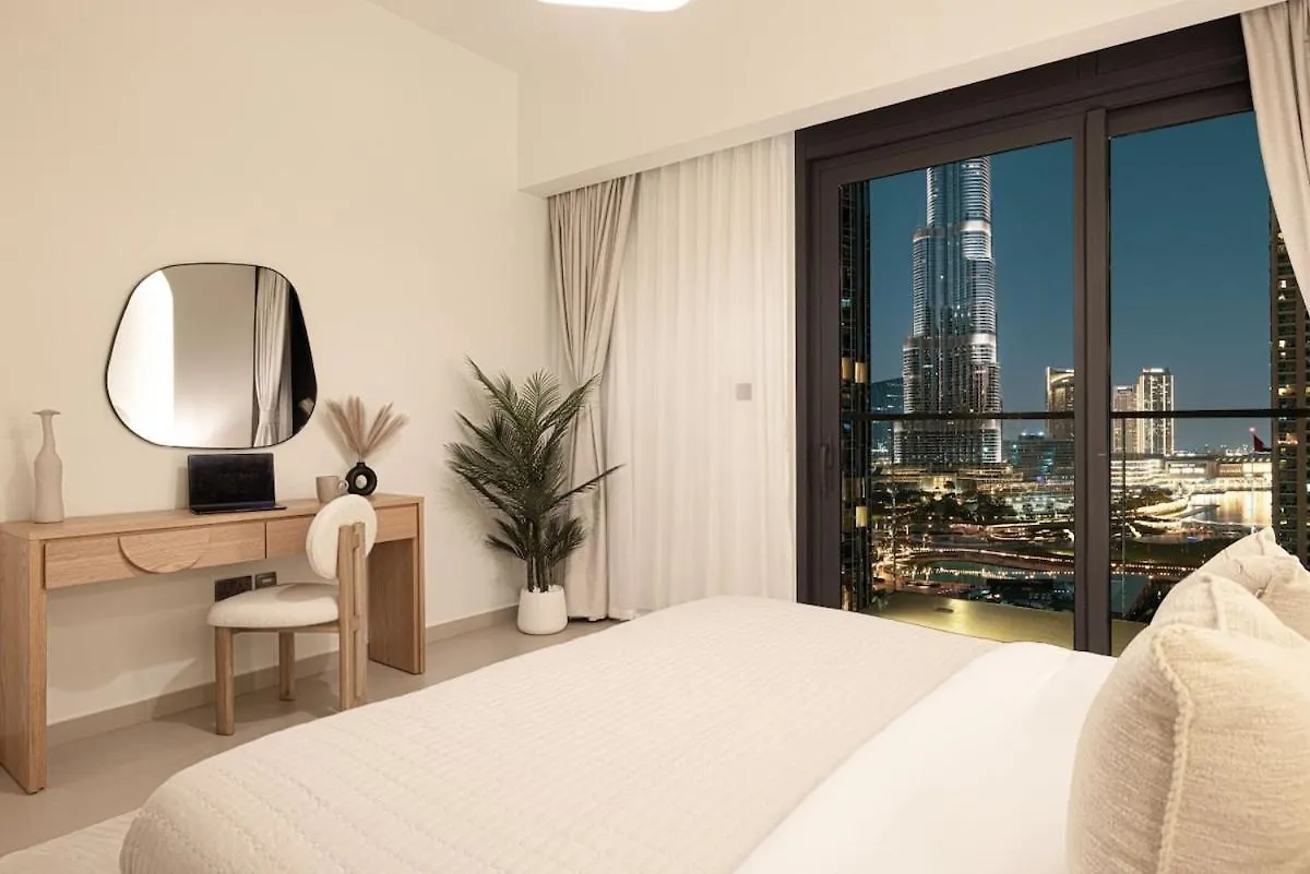 Prime 2Br Apartment With Burj Khalifa And Fountain Views - Next To Dubai Opera And Near Dubai Mall